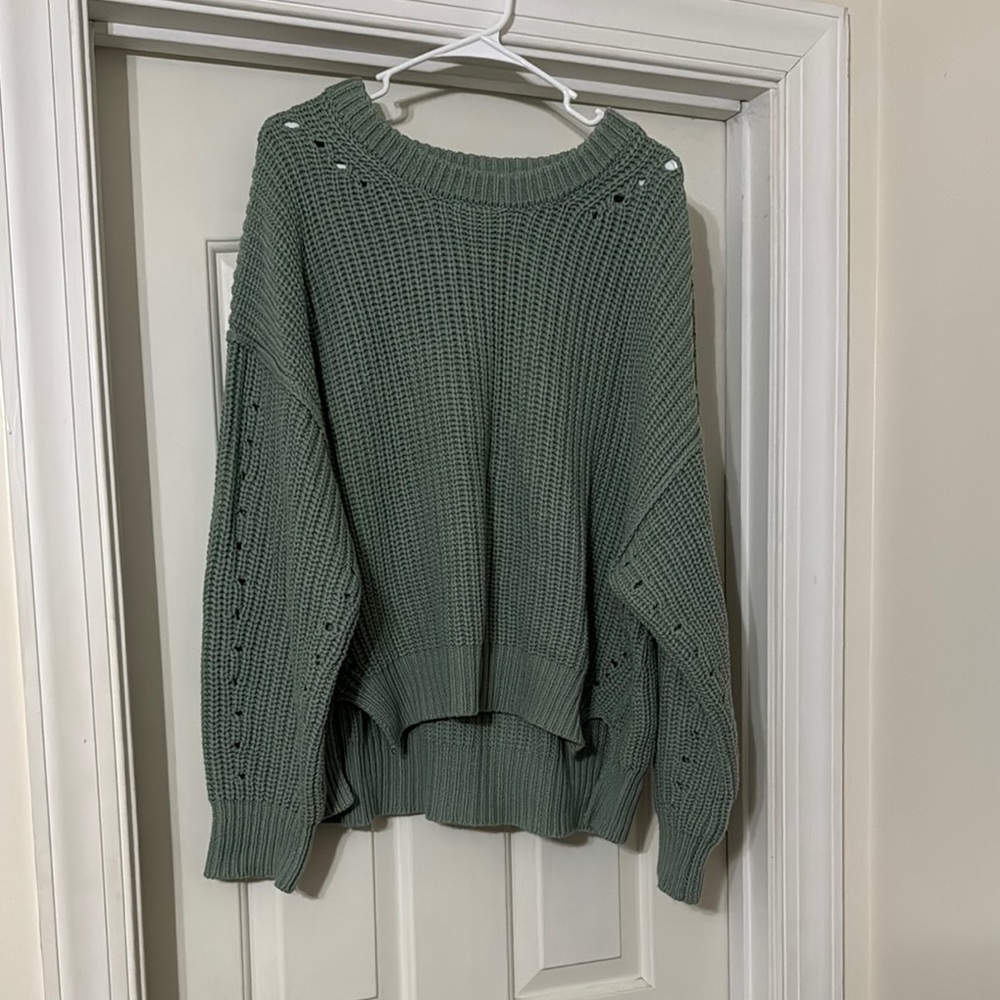 Green Knit Sweater